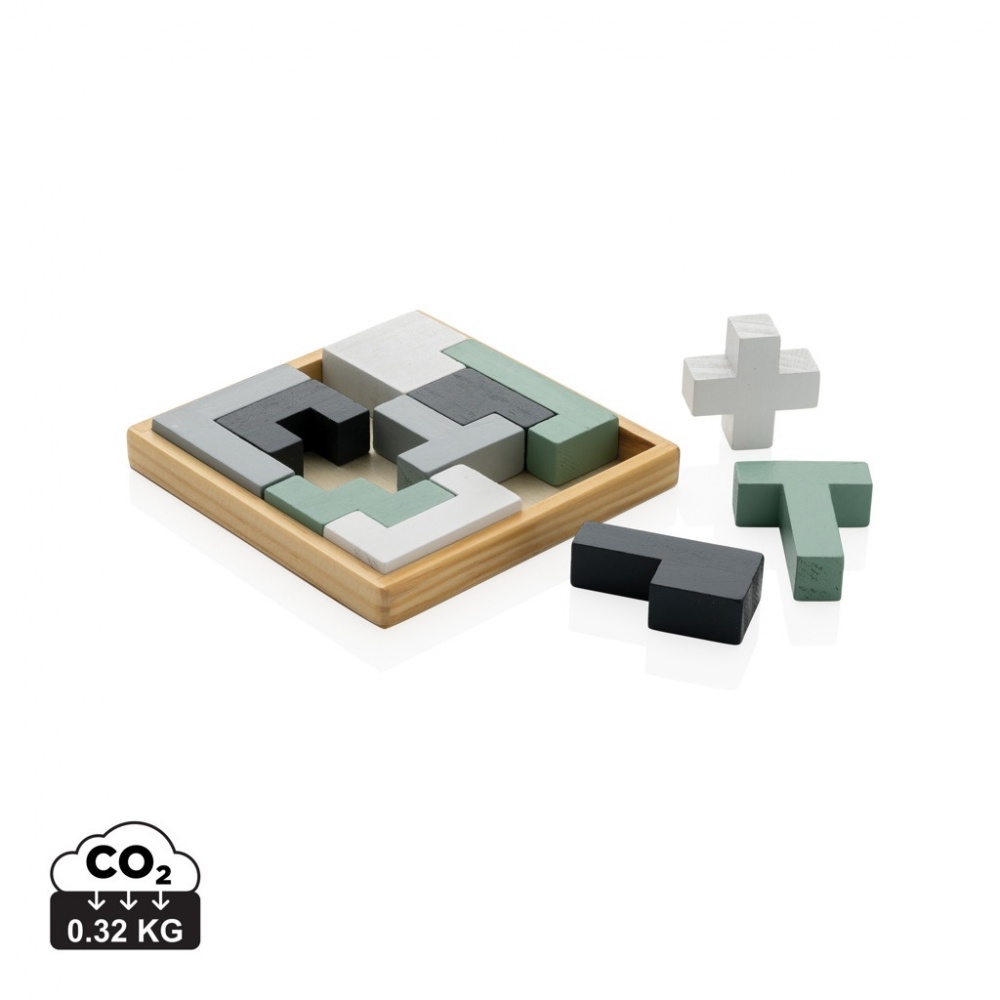 Logo trade promotional merchandise image of: Cree wooden puzzle