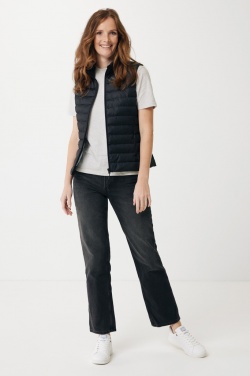 Logo trade promotional item photo of: Iqoniq Meru women recycled polyester bodywarmer