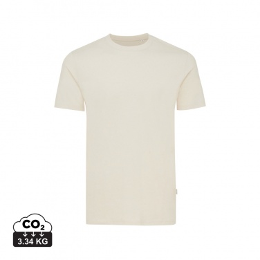 Logo trade promotional giveaways image of: Iqoniq Manuel recycled cotton t-shirt undyed