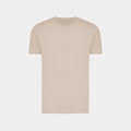 Iqoniq Brett recycled cotton t-shirt, light heather brown