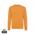 Iqoniq Zion recycled cotton crew neck, sundial orange