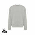 Iqoniq Kruger relaxed recycled cotton crew neck, heather grey