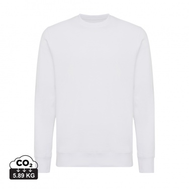 Logo trade promotional items image of: Iqoniq Etosha lightweight recycled cotton crew neck