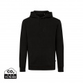 Iqoniq Jasper recycled cotton hoodie, black