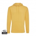 Iqoniq Jasper recycled cotton hoodie, ochre yellow