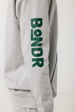 Logo trade promotional giveaways image of: Iqoniq Torres recycled cotton hoodie undyed