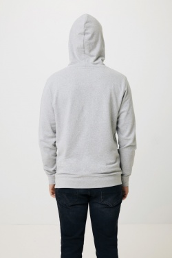 Logo trade corporate gift photo of: Iqoniq Torres recycled cotton hoodie undyed