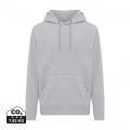 Iqoniq Trivor recycled polyester microfleece hoodie, storm grey