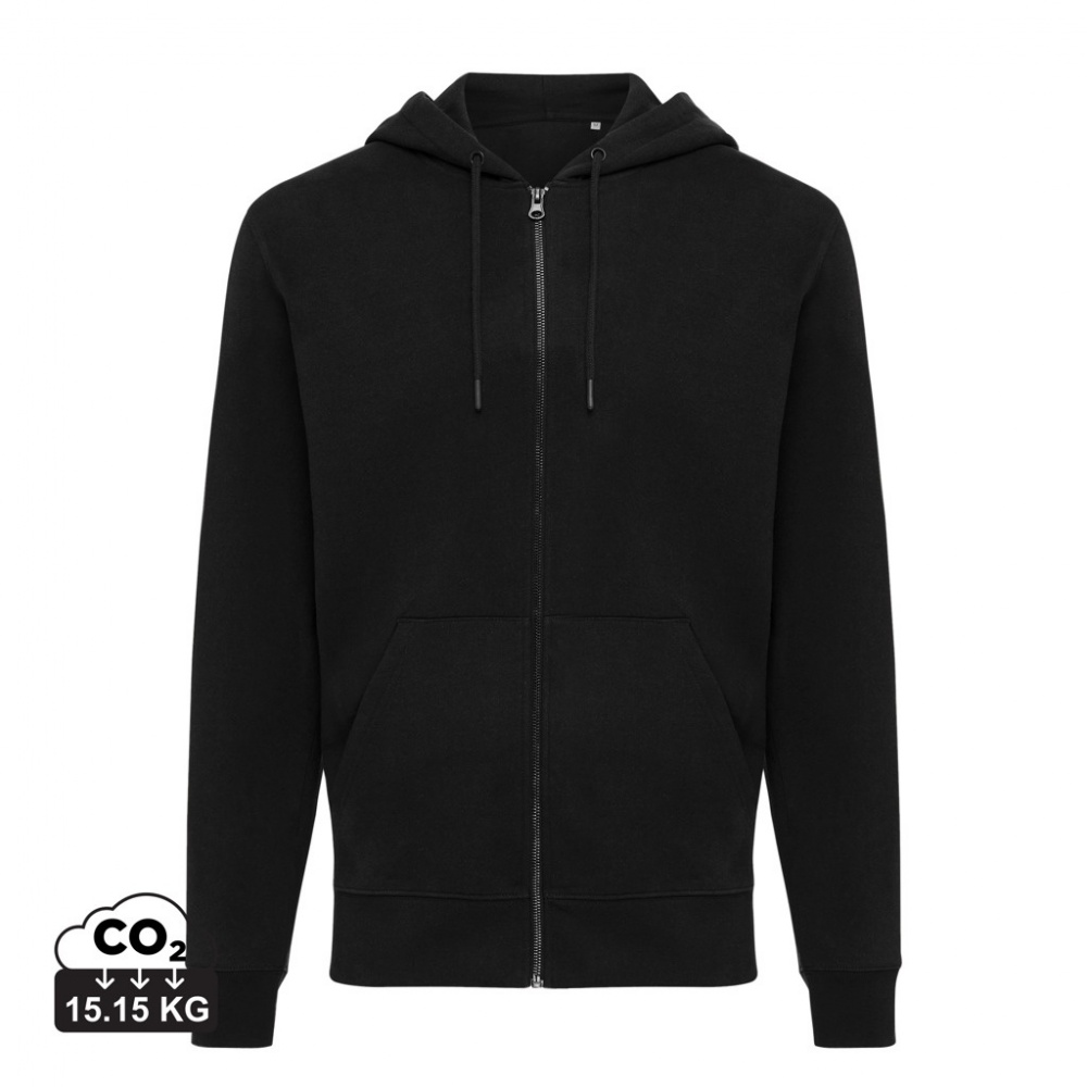 Logotrade promotional item picture of: Iqoniq Abisko recycled cotton zip through hoodie