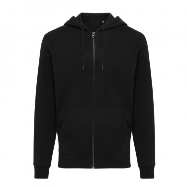 Logo trade promotional gifts picture of: Iqoniq Abisko recycled cotton zip through hoodie