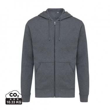 Logo trade promotional products picture of: Iqoniq Abisko recycled cotton zip through hoodie