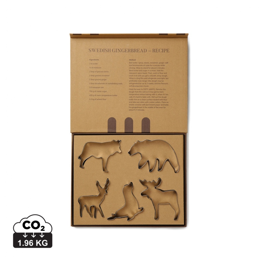 Logotrade corporate gift picture of: VINGA Nordic big 5 cookie cutter 5-piece set