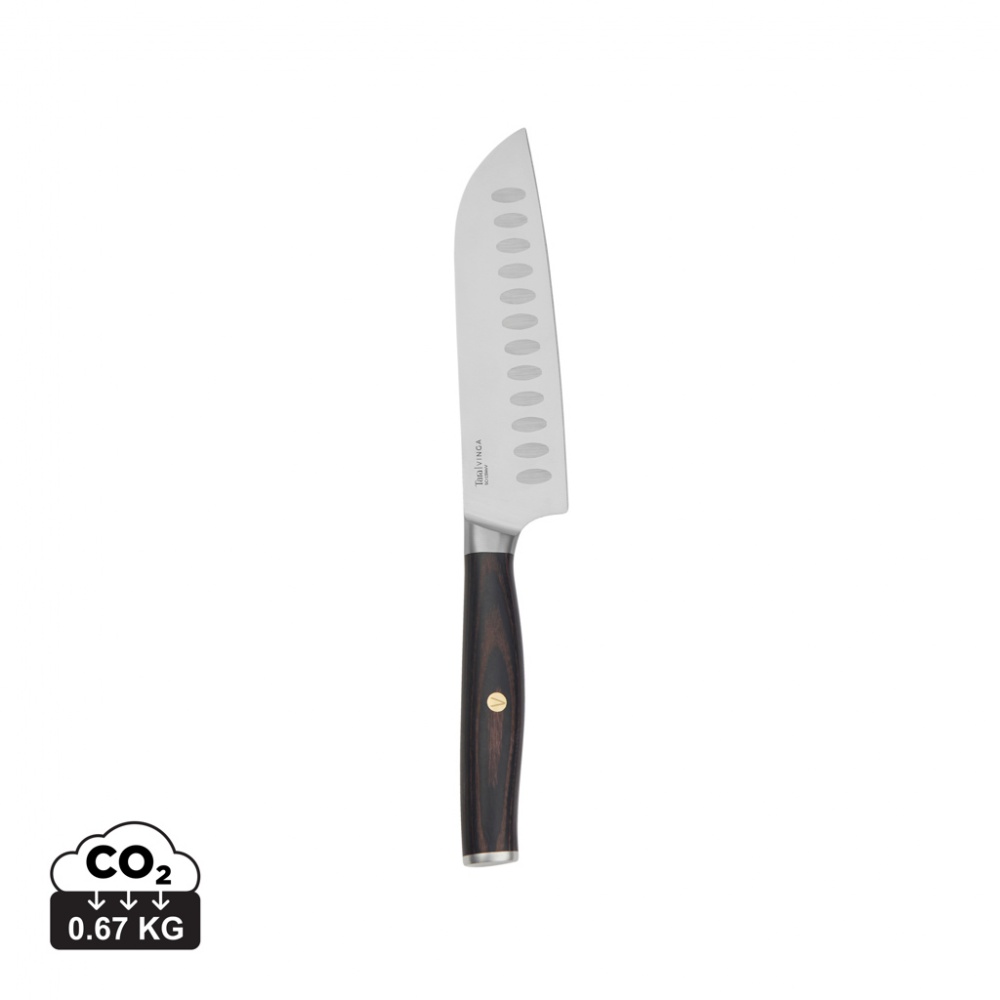 Logotrade promotional giveaway picture of: VINGA Tara RCS recycled steel santoku knife