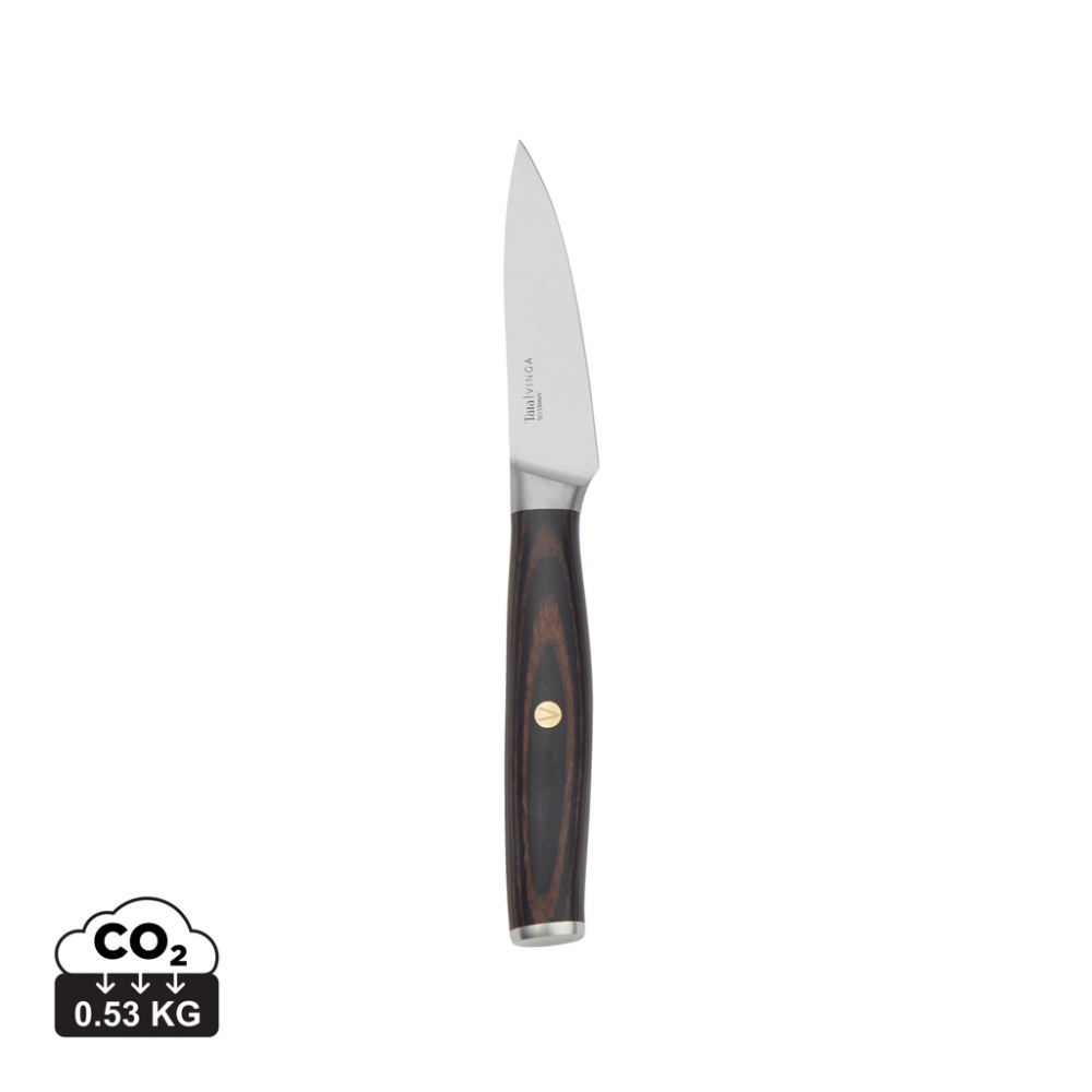 Logotrade promotional item picture of: VINGA Tara RCS recycled steel paring knife