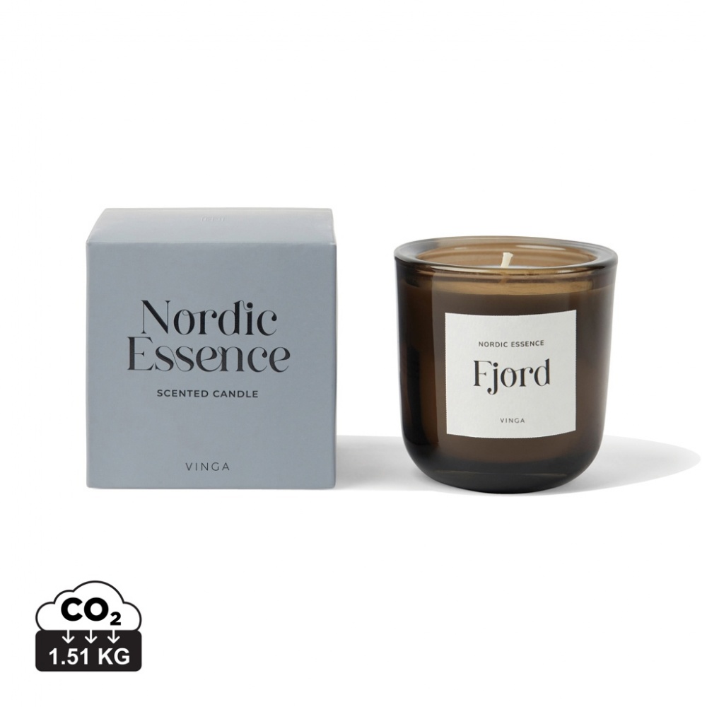 Logo trade promotional item photo of: Nordic essence scented soy wax candle small