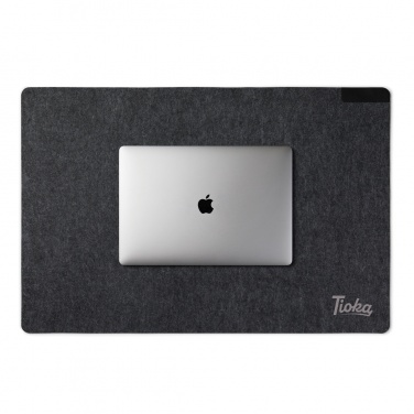 Logo trade promotional item photo of: VINGA Albon GRS recycled felt desk pad