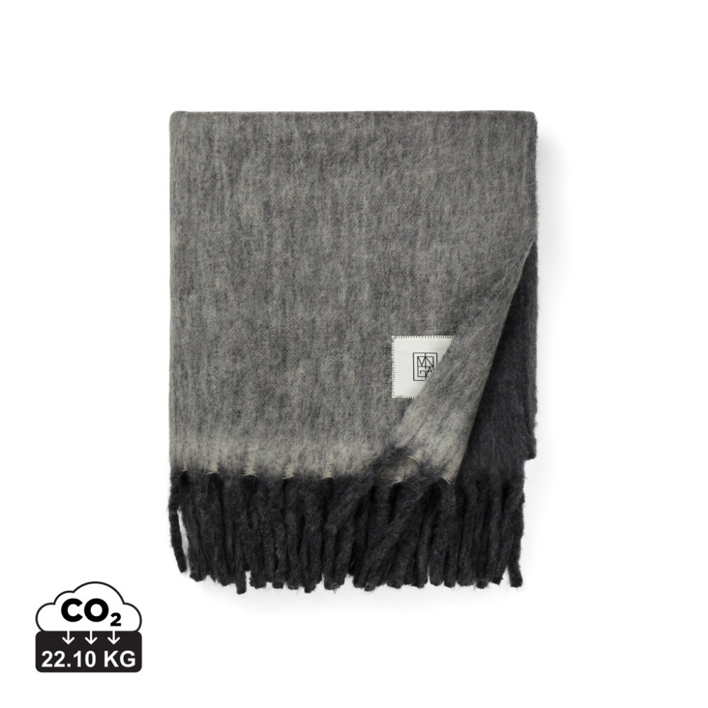 Logotrade promotional gift picture of: Vinga Saletto wool blend blanket