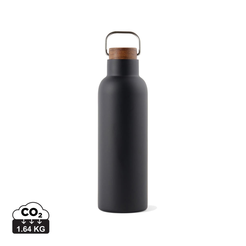 Logo trade promotional gift photo of: VINGA Ciro RCS recycled vacuum bottle 800ml