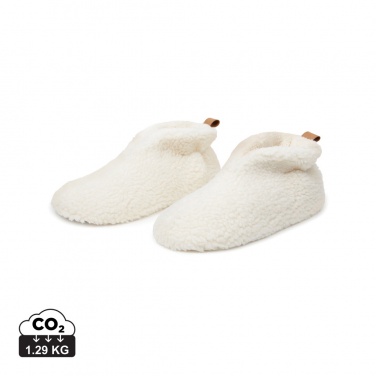 Logo trade promotional merchandise image of: VINGA Santos RCS recycled pet cosy slippers