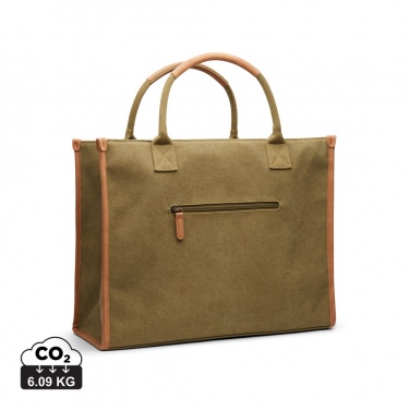 Logo trade promotional item photo of: VINGA Bosler RCS recycled canvas office tote