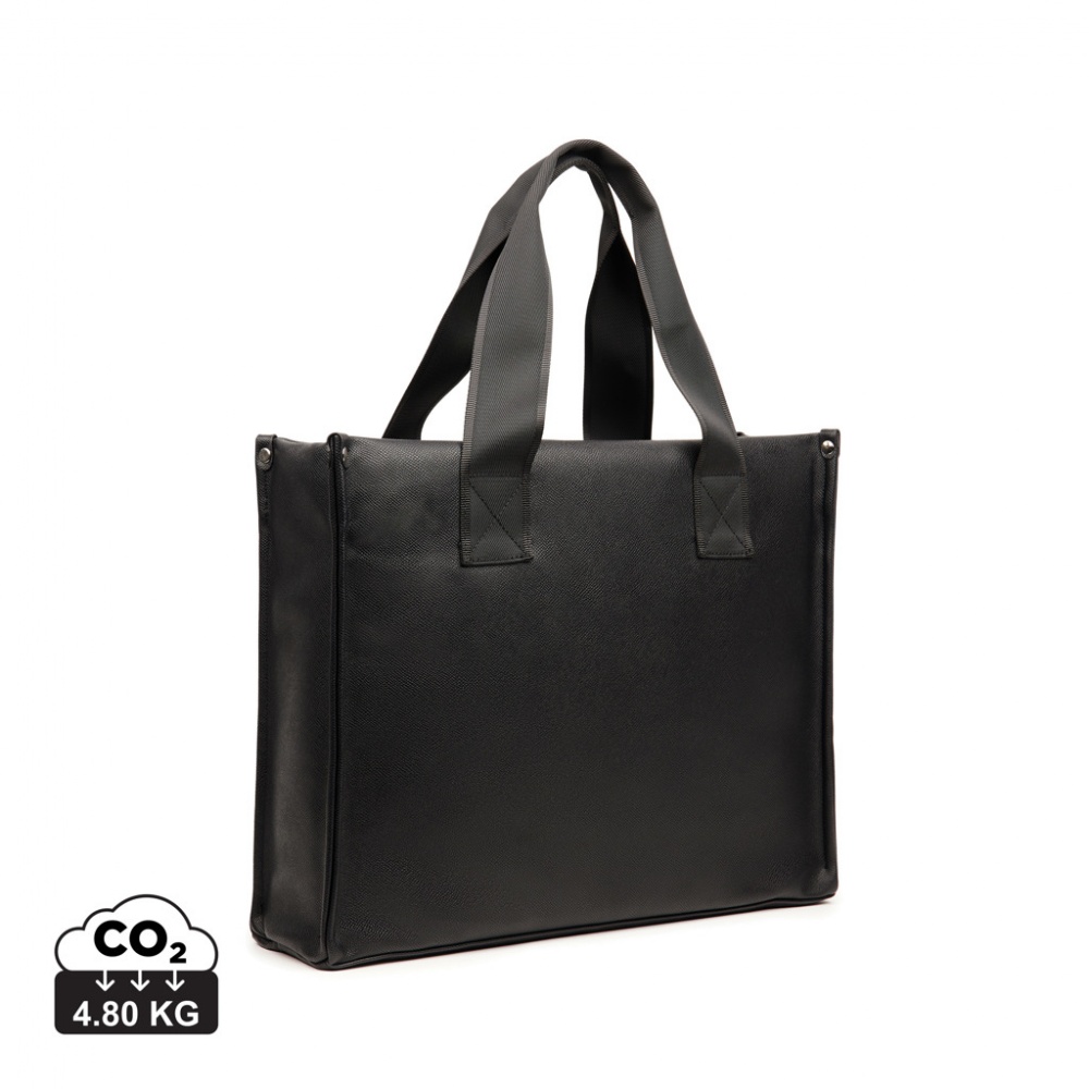 Logo trade corporate gifts picture of: VINGA Bermond RCS recycled PU tote bag