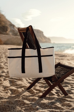 Logotrade promotional merchandise picture of: VINGA Volonne AWARE™ recycled canvas beach bag