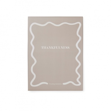 Logotrade promotional item picture of: VINGA Thankfulness GRS recycled paper journal