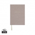 VINGA Thankfulness GRS recycled paper journal, beige