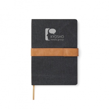 Logo trade corporate gifts picture of: VINGA Bosler RCS recycled paper notebook