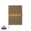 VINGA Bosler RCS recycled paper notebook, green