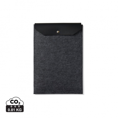 Logo trade promotional item photo of: VINGA Albon GRS recycled felt 15" laptop sleeve