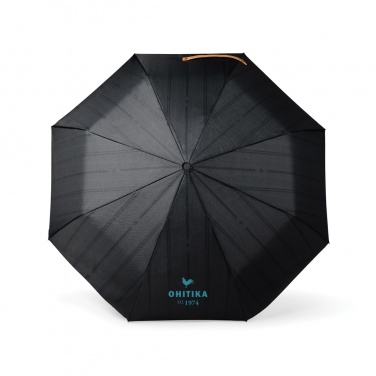 Logo trade promotional giveaways picture of: VINGA Bosler AWARE™ recycled pet 21" foldable umbrella