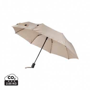 Logo trade promotional giveaways picture of: VINGA Baltimore AWARE™ RPET 21" umbrella