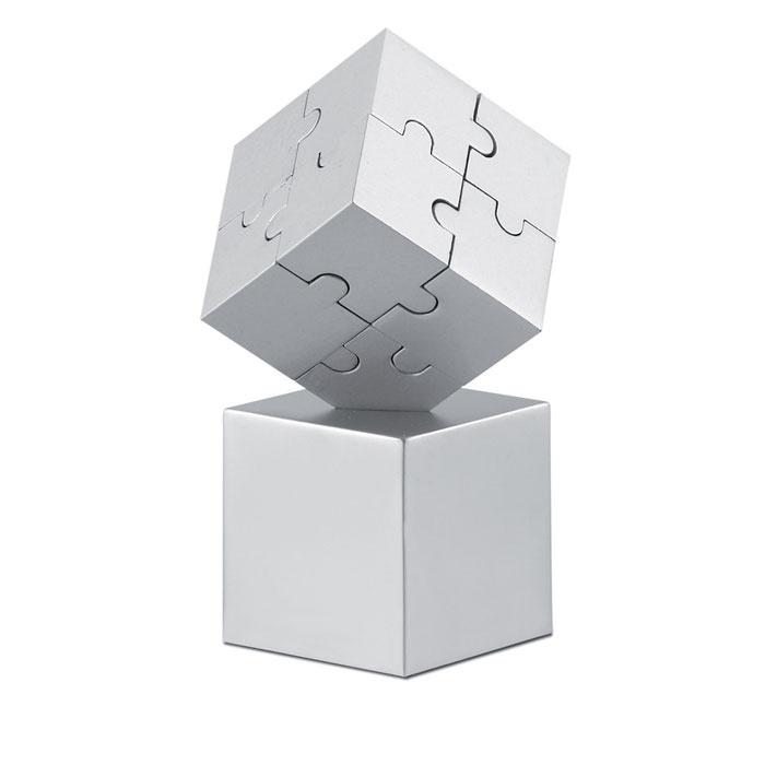 Logo trade promotional merchandise picture of: Metal 3D puzzle