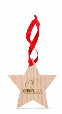 Logotrade advertising product image of: Star shaped hanger