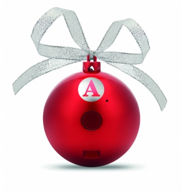 Logo trade promotional merchandise photo of: Speaker Christmas ball