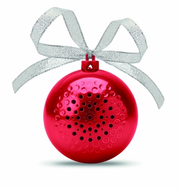 Logo trade advertising products image of: Speaker Christmas ball