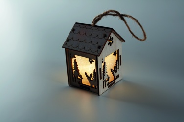 Logotrade corporate gift picture of: MDF house with light