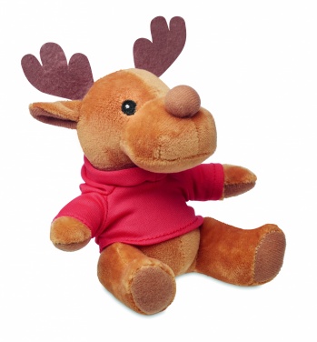 Logotrade promotional gifts photo of: Plush reindeer with hoodie