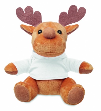 Logotrade promotional giveaway picture of: Plush reindeer with hoodie