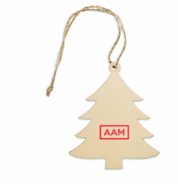 Logotrade promotional merchandise image of: Wooden Tree shaped hanger