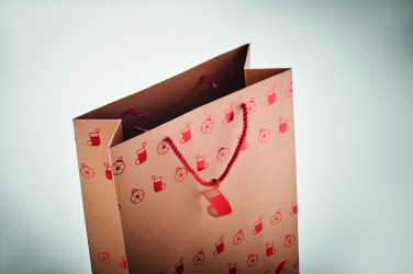 Logotrade promotional gift image of: Gift paper bag with pattern