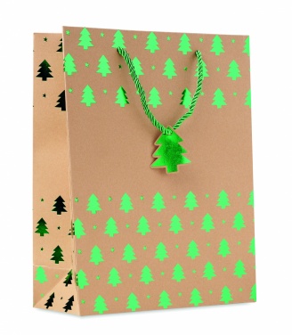 Logo trade promotional giveaways picture of: Gift paper bag with pattern