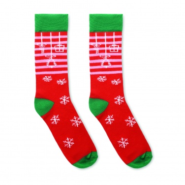 Logotrade promotional giveaway image of: Pair of Christmas socks M