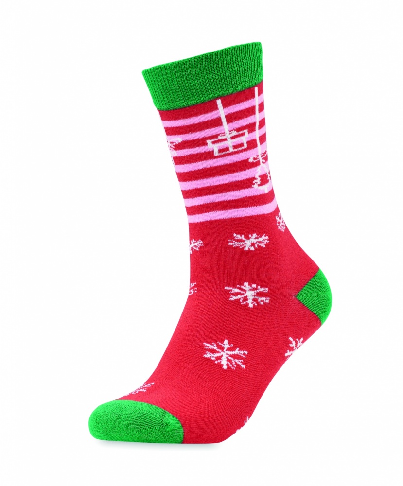 Logotrade promotional giveaway image of: Pair of Christmas socks L