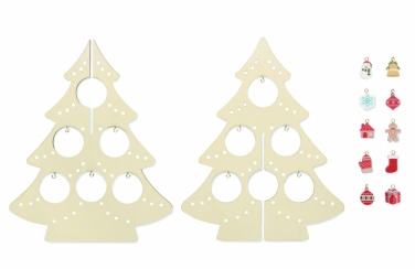 Logotrade promotional product image of: Wooden Xmas tree decoration