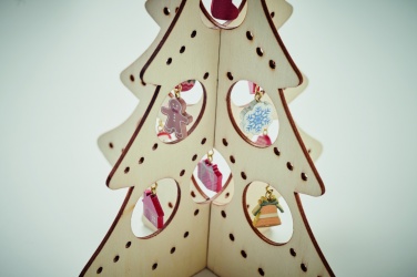 Logotrade advertising products photo of: Wooden Xmas tree decoration