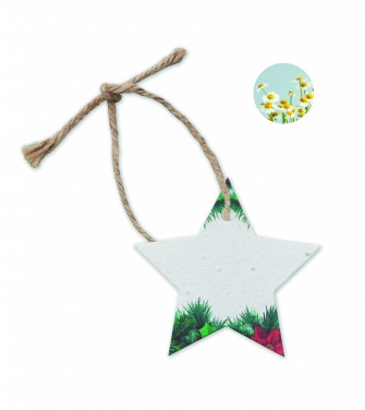 Logo trade promotional items picture of: Seed paper Xmas ornament