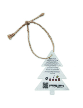 Logotrade promotional items photo of: Seed paper Xmas ornament