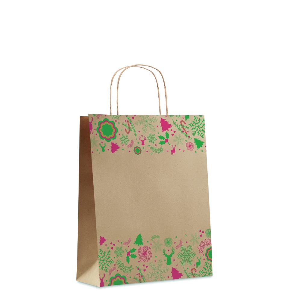 Logo trade corporate gifts image of: Gift paper bag medium